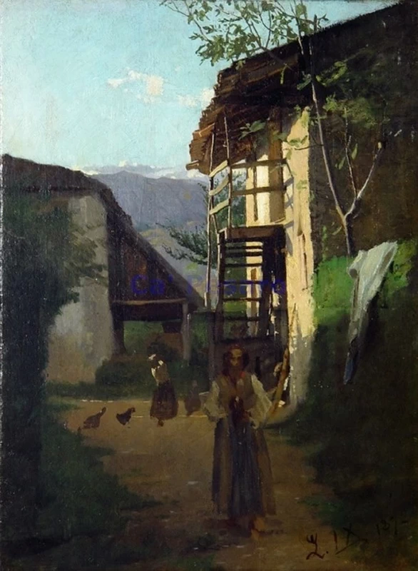 Paesaggio di campagna (1872) - Galleria internazionale d'arte moderna, Venezia